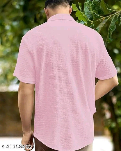 Mens Popcorn Half Shirt